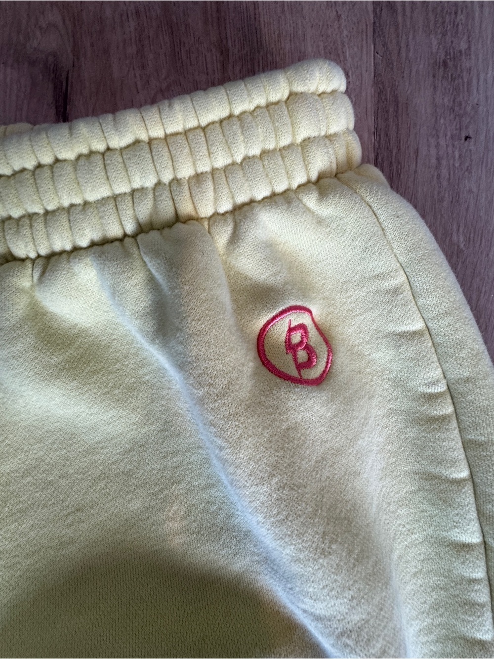 Body By Raven Tracy Yellow Sweatpant Joggers Sz L - Picture 5 of 7
